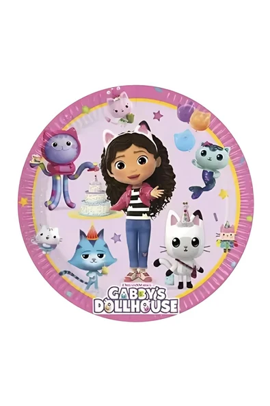 Süpertrend Gabby's Dollhouse Paper Plates