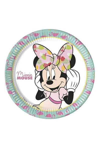Süpertrend Minnie Tropical Paper Plates