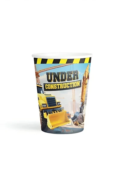 Süpertrend Under Construction Paper Cups