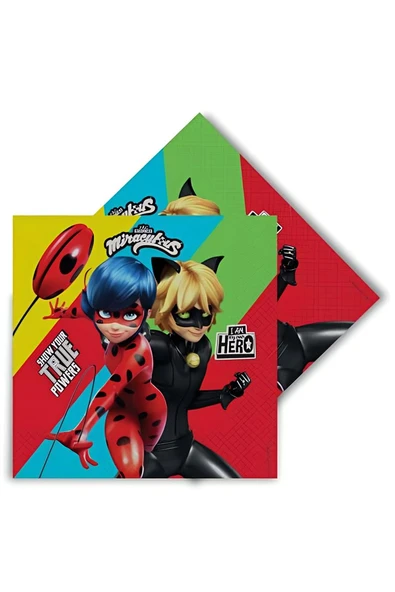 Süpertrend Miraculous Super Heroez Paper Napkins