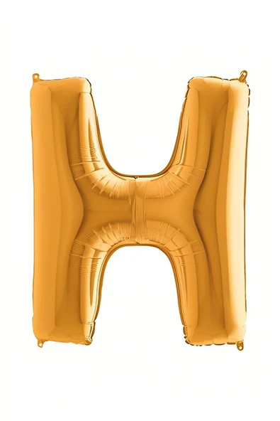 Süpertrend H Harf Grabo Altın Folyo Balon 40" - 2