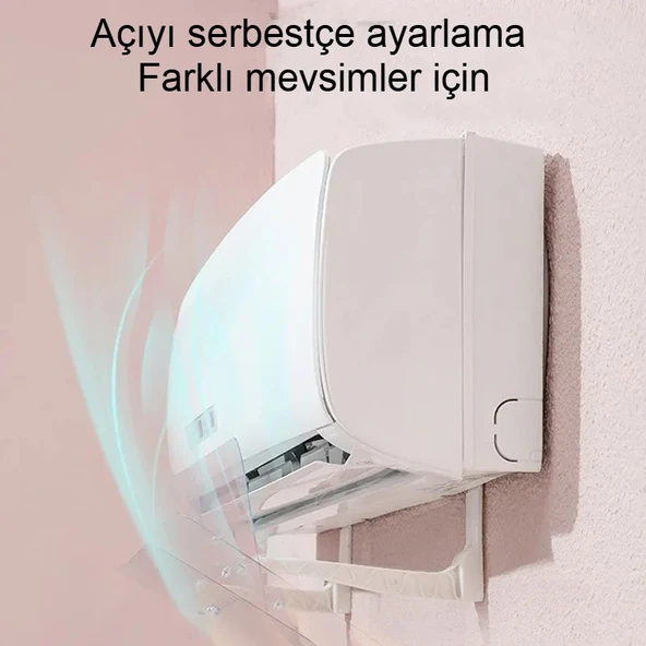Şeffaf Klima Hava Yönlendirici Anti-Doğrudan Üfleme 4 Mevsim 90x27cm Modern Tasarım - 5