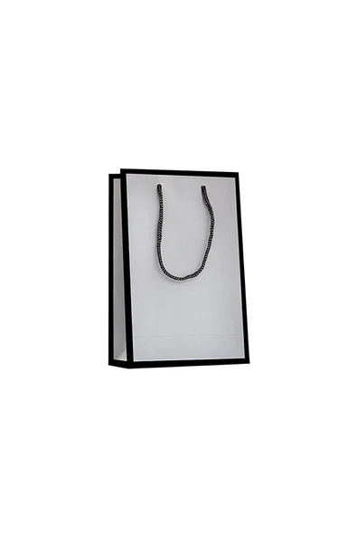 Süpertrend Mat Gümüş Karton Çanta 11x16,5cm - 2