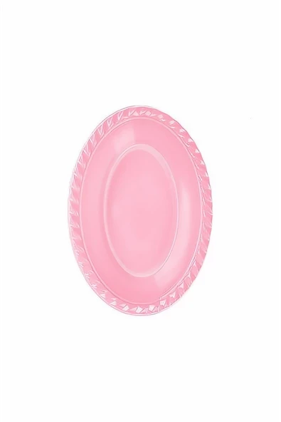 Süpertrend Pembe Plastik Oval Kase