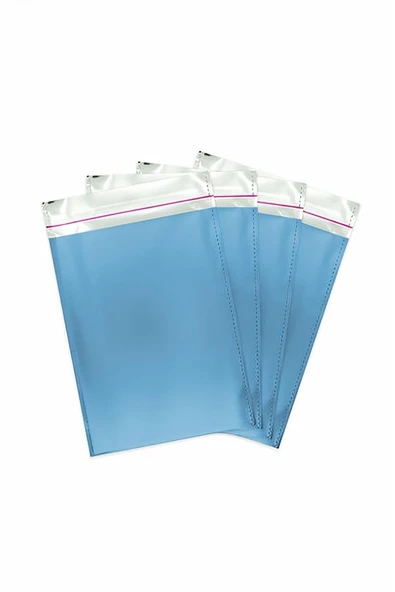 Süpertrend Mavi Metalize Poşet 30x35