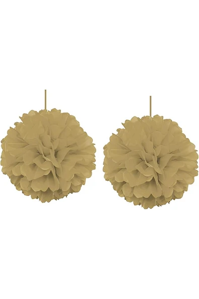 Kruvazör Gold Decoration Puff - 2pcs