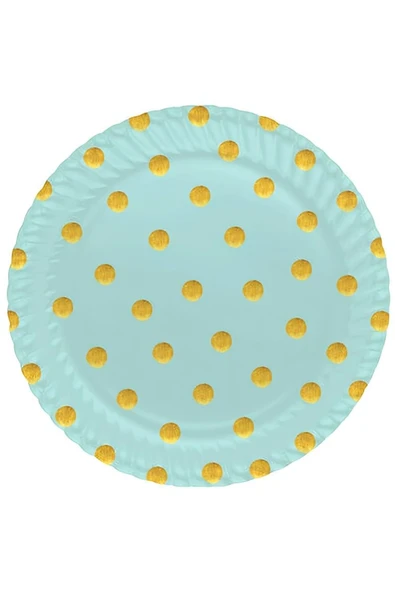 Kruvazör Pastel Dreams Paper Plates Mint Green