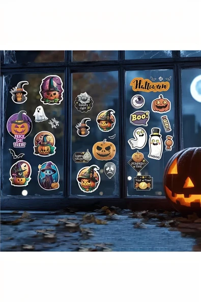 Kruvazör Halloween Temalı Sticker Seti 2'li - 2