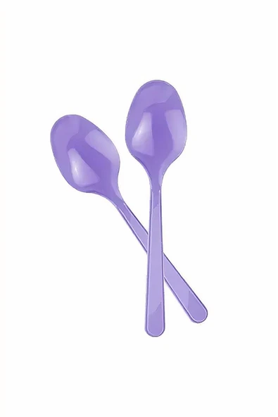 Süpertrend Lila Plastik Kaşık