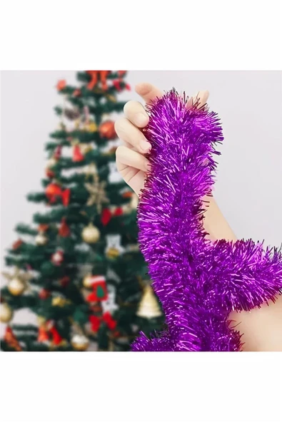 Kruvazör Christmas Tinsel - Purple