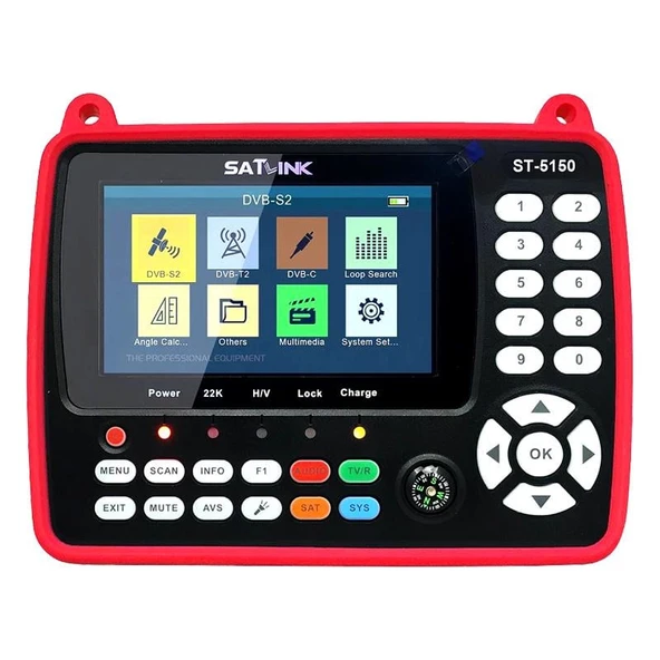 Ayt Satlink HD Combo ST-5150 Görüntülü HD Uydu Bulucu Uydu Ayarlama Yön Bulucu Cihazı - 1
