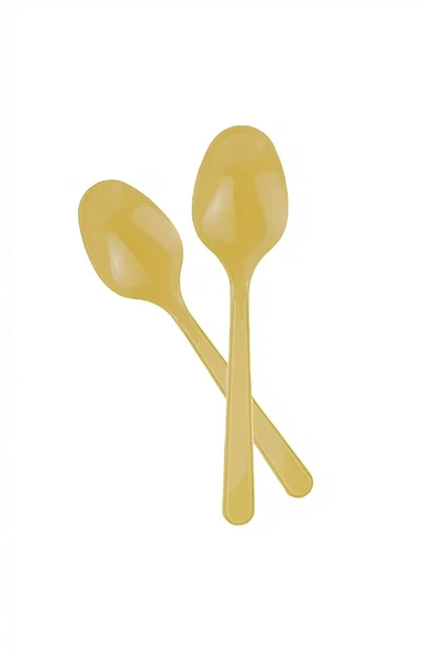 Kruvazör Altın Plastik Kaşık