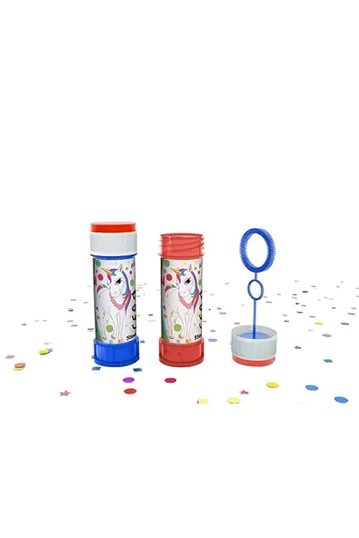 Kruvazör Rainbow Unicorn Double Bubble Köpük Balon 2li