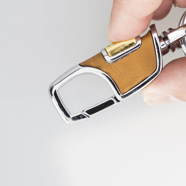 Deri Anahtarlık BKR12 V9 Taba - 2