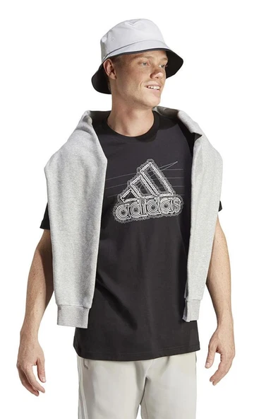 adidas APPAREL IN6258 Siyah Erkek Tişört - 3