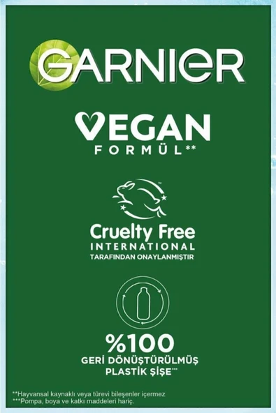 Garnier Saf& Temiz Nemlendiren Temizleyici [ Hyaluronik Asit Seramid Kil] 250 ml Yüz Temizleme Jeli - Resim 6