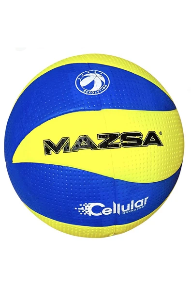 Süpertrend VB-KRC05001 MAZSA CELLULER RUBBER VOLEYBOL TOPU SARI LACİVERT