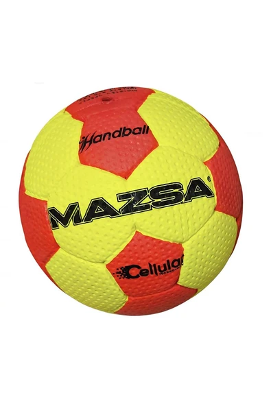 Süpertrend HB-KRC00000 MAZSA CELLULER RUBBER HENTBOL TOPU 0 NO KIRMIZI-SARI