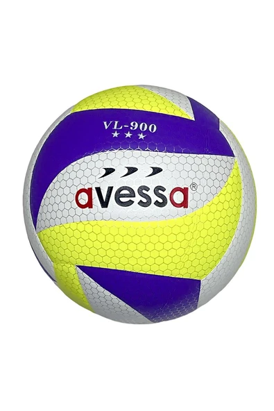 Süpertrend AVESSA VL-900-100 YAPIŞTIRMA VOLEYBOL TOPU MOR-SARI