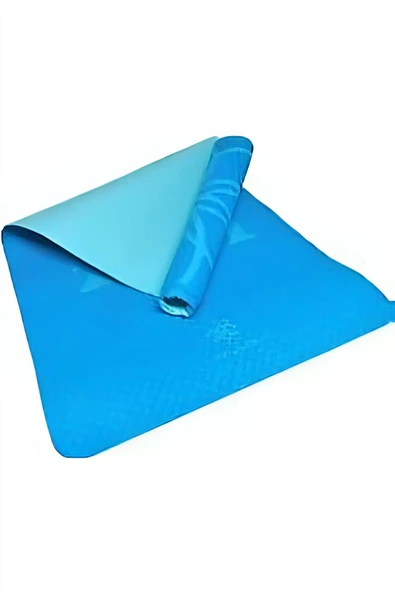 Süpertrend TPE MAT BLUE TPE PROFESYONEL YOGA MİNDERİ TURKUAZ 173*61*4 MM