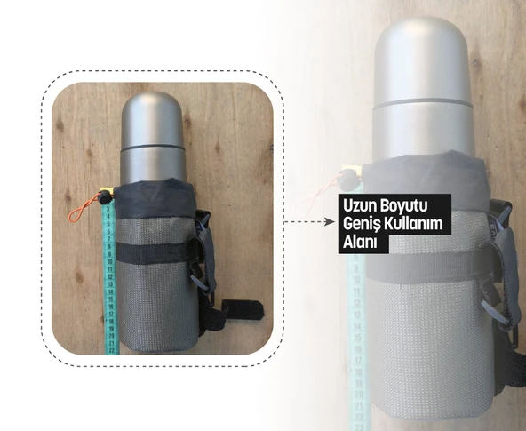 Bike And Art Gidon Suluk Çantası - Kumaş Matara Kafesi - Bisiklet Şişelik (Elektrikli ve Normal Bisiklet Uyumlu) - 4