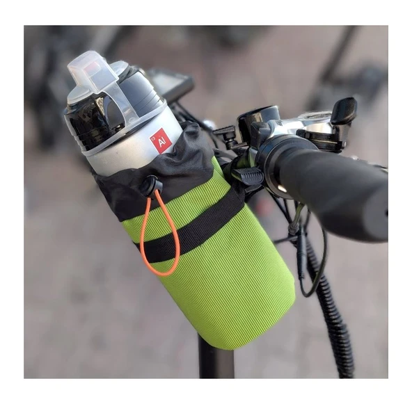Bike And Art Gidon Suluk Çantası - Kumaş Matara Kafesi - Bisiklet Şişelik (Elektrikli ve Normal Bisiklet Uyumlu) - 8
