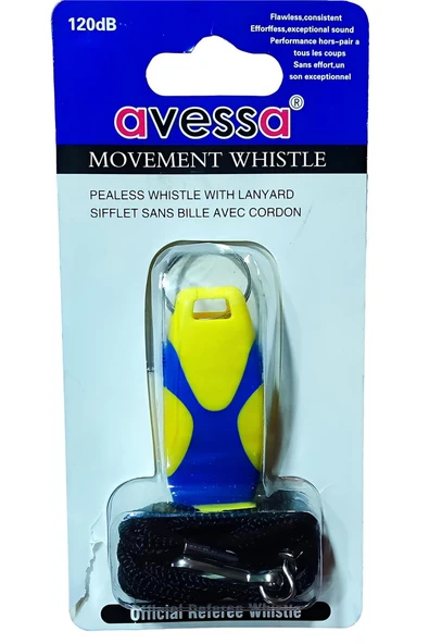 Süpertrend AVESSA DK-40 YELLOW İPLİ PROFESYONEL DÜDÜK SARI (EPIK CMG)