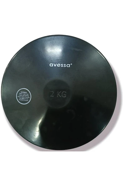 Süpertrend AVESSA KAUÇUK DİSK 2 KG SİYAH KDC-200 (DRB-200) - 2