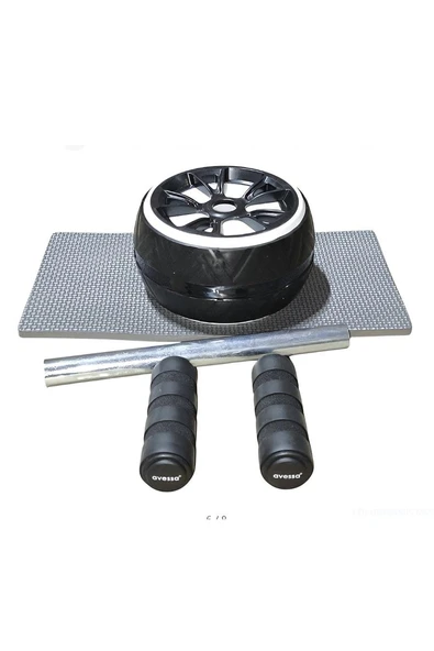 Süpertrend AVESSA EW-50 BLACK-WHİTE EGZERSİZ TEKERİ SİYAH-BEYAZ - 3