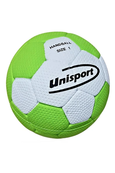 Süpertrend HB-MSC0101 UNISPORT CELLULER RUBBER HENTBOL TOPU 1 NO YEŞİL-BEYAZ