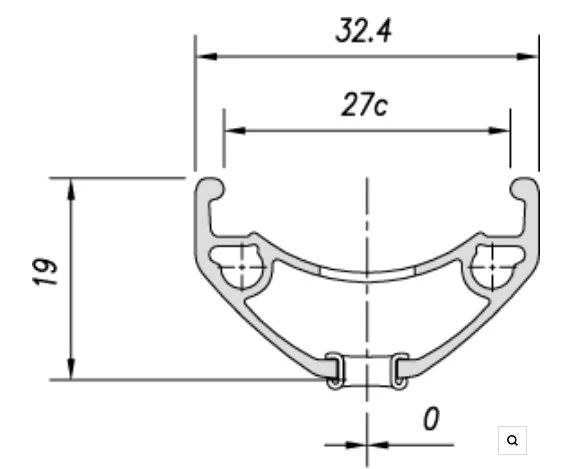 Mach1 France Cross-R27 29'' Geniş Profil Jant Çemberi 32 Delik Disk Fren Siyah Yüzüklü - 2