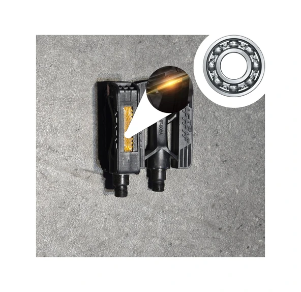 Bike And Art Reflektörlü Bilyalı Pedal HF-806A - 2