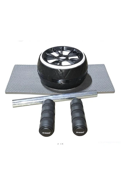 Süpertrend AVESSA EW-50 BLACK-WHİTE EGZERSİZ TEKERİ SİYAH-BEYAZ