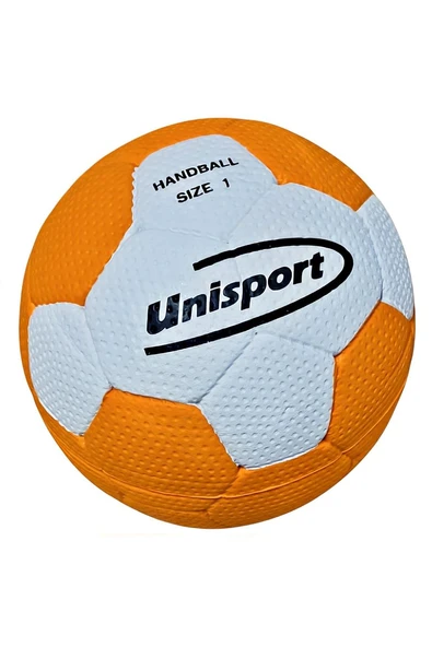 Süpertrend HB-MCS0101-2 UNISPORT CELLULER RUBBER HENTBOL TOPU 1 NO TURUNCU-BEYAZ