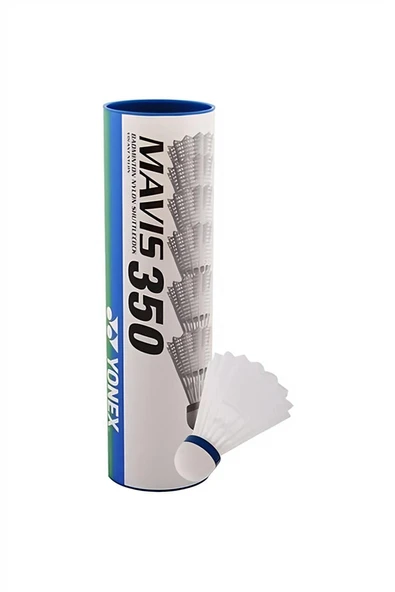 Süpertrend YONEX MAVİŞ-350/M NAYLON TÜY TOP (6LI)BEYAZ