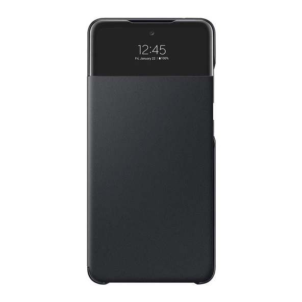 Galaxy A52 ile Uyumlu S View Cüzdan Kılıf Siyah EF-EA525PBEGTR - 3