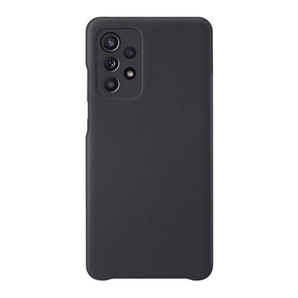 Galaxy A52 ile Uyumlu S View Cüzdan Kılıf Siyah EF-EA525PBEGTR - 5