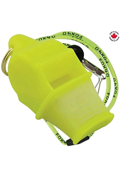 Süpertrend FOX 40 SONIK BLAST CMG SAFETY DÜDÜK N SARI-İPLİ 9203-1308