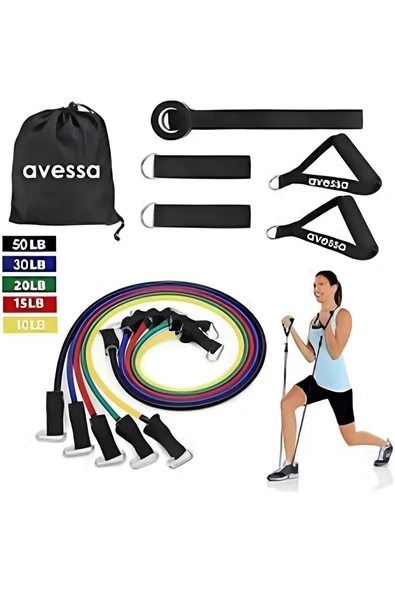 Kruvazör AVESSA ECS-500 5'Lİ EGZERSİZ ÇALIŞMA LASTİĞİ SETİ (HKAS2010) (12)
