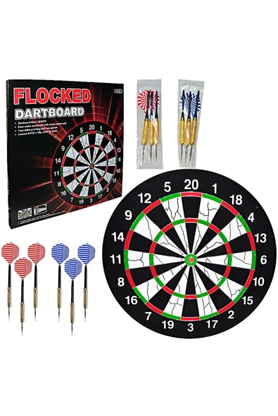 Kruvazör DART-20 AVESSA FLOCKED DART 18" + 6*18 GR OK RENKLİ KUTU (6)
