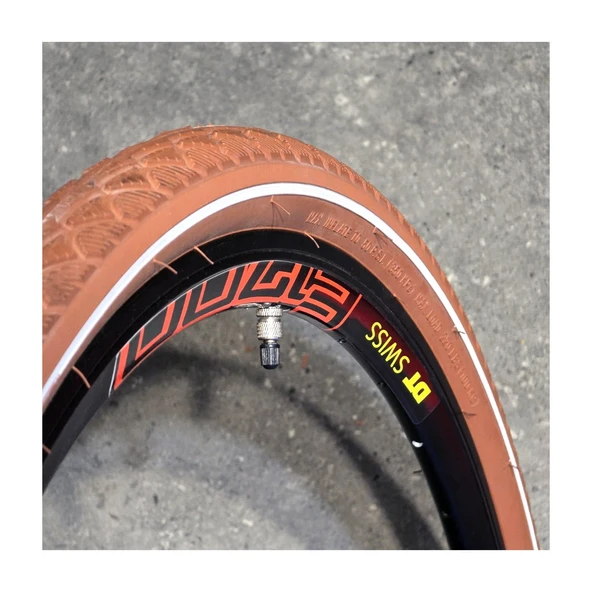 Bike and Art Brownie - Kahverengi 700X45C / 28×1.75 Lastik Takımı Ön-Arka / İç-Dış - 3
