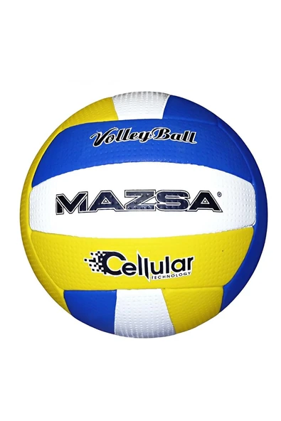 Kruvazör VB-KRC05000 MAZSA CELLULER RUBBER VOLEYBOL TOPU BEYAZ-LACİVERT-SARI