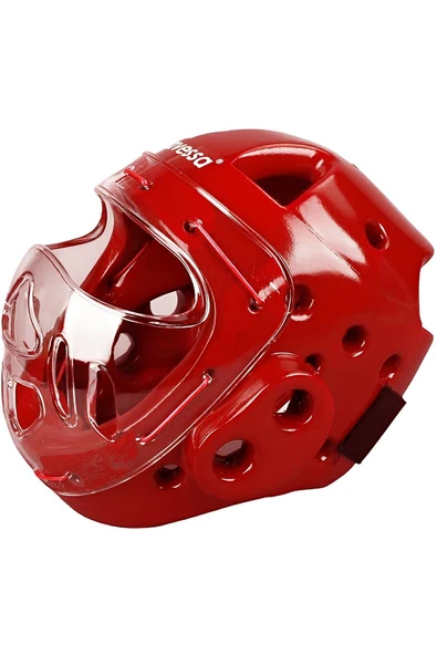 Süpertrend AVESSA TKSK-100 RED-S CAMLI TAEKWONDO KASKI S BEDEN KIRMIZI - 7