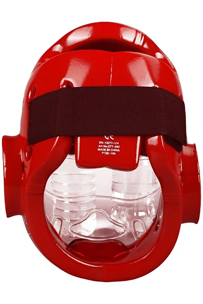 Süpertrend AVESSA TKSK-100 RED-S CAMLI TAEKWONDO KASKI S BEDEN KIRMIZI - 2