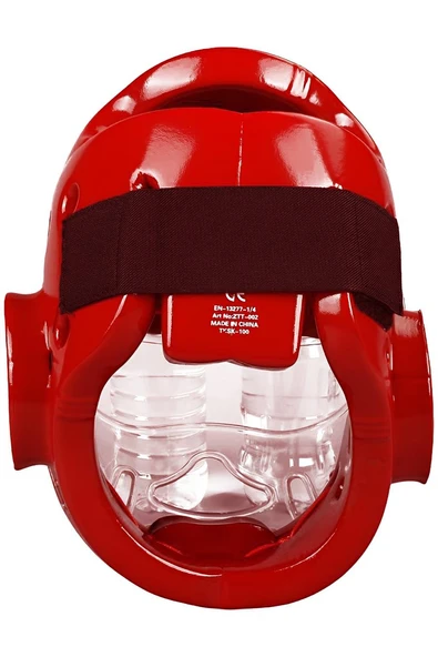 Süpertrend AVESSA TKSK-100 RED-S CAMLI TAEKWONDO KASKI S BEDEN KIRMIZI - 8