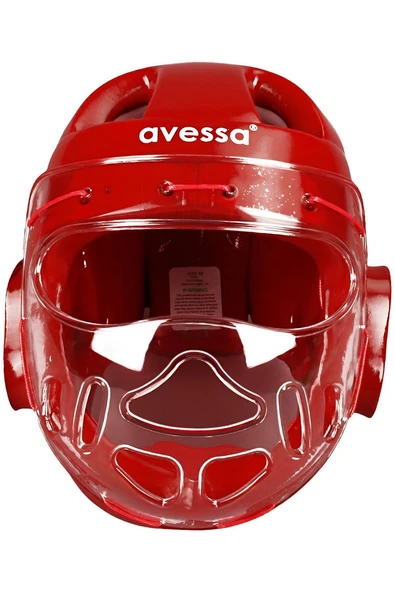 Süpertrend AVESSA TKSK-100 RED-S CAMLI TAEKWONDO KASKI S BEDEN KIRMIZI - 3