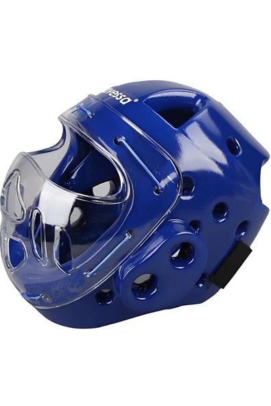 Süpertrend AVESSA TKSK-100 BLUE-S CAMLI TAEKWONDO KASKI S BEDEN MAVİ - 9