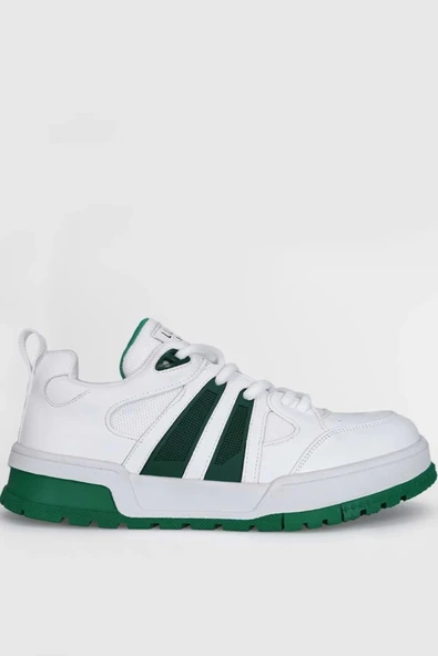 Lufian 111230252 Edgar Casual Erkek Deri Sneaker Ayakkabı Yeşil