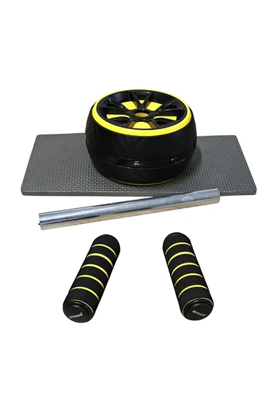 Kruvazör AVESSA EW-20 BLACK-YELLOW EGZERSİZ TEKERİ SİYAH-SARI - 3