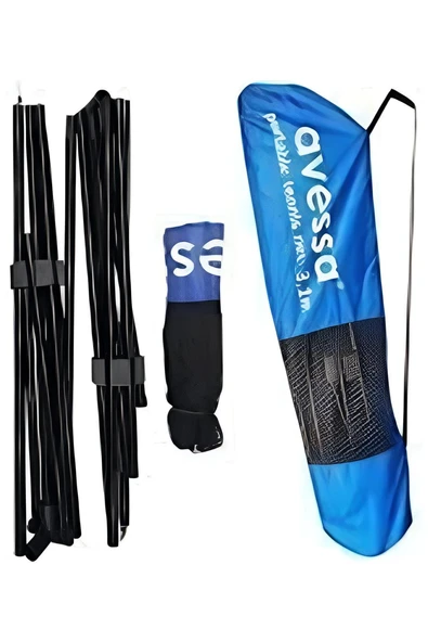Kruvazör AVESSA PTF-100 PORTATİF TENİS FİLE SET 3,1 MT